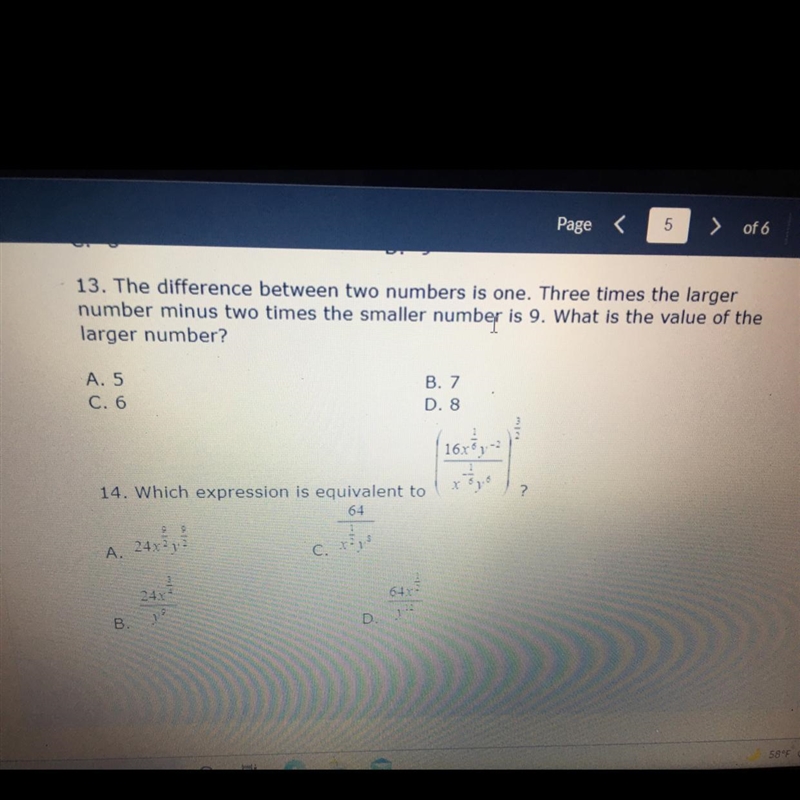 Could I please get help on this word problem answer 13-example-1