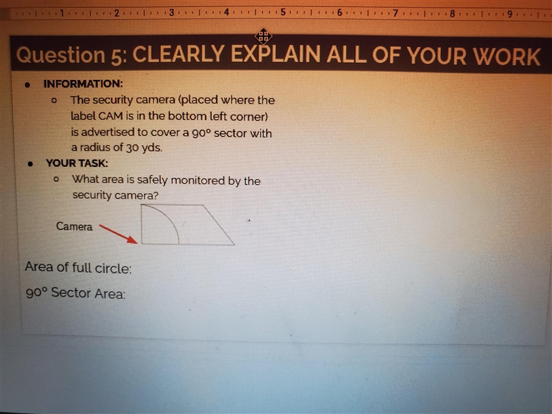 INFORMATION: The security camera (placed where the label CAM is in the bottom left-example-1