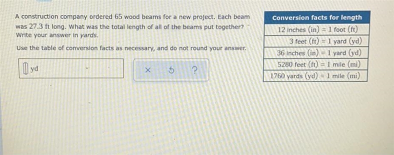 A construction company ordered 65 wood beams for a new project. Each beamwas 27.3 ft-example-1