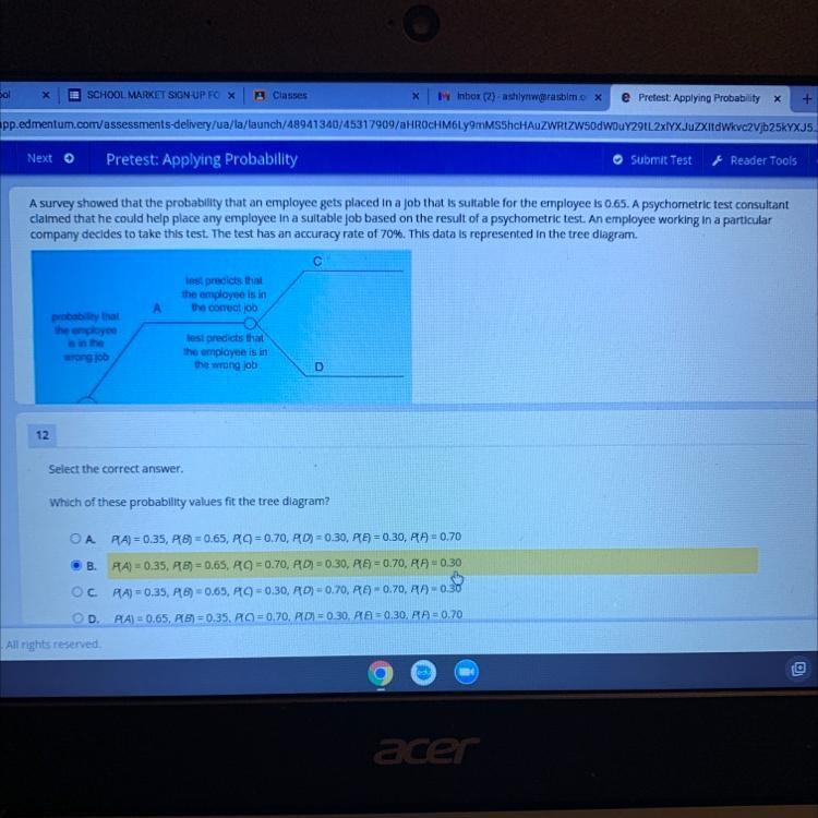 Survey showed that the probablity that an e claimed that he could help place any employee-example-1