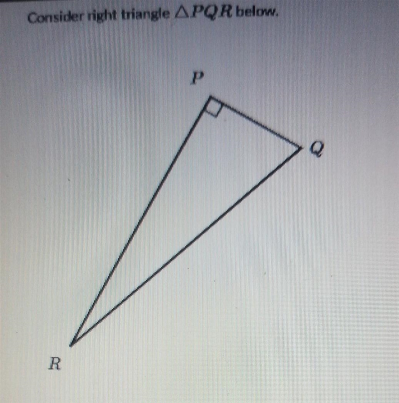 which expressions are equivalent to tan(angle R) choose two answers:A) length of side-example-1