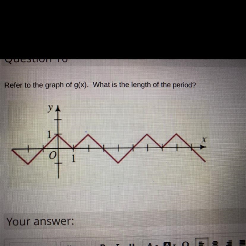 Refer to the graph of g(x). What is the length of the period?-example-1