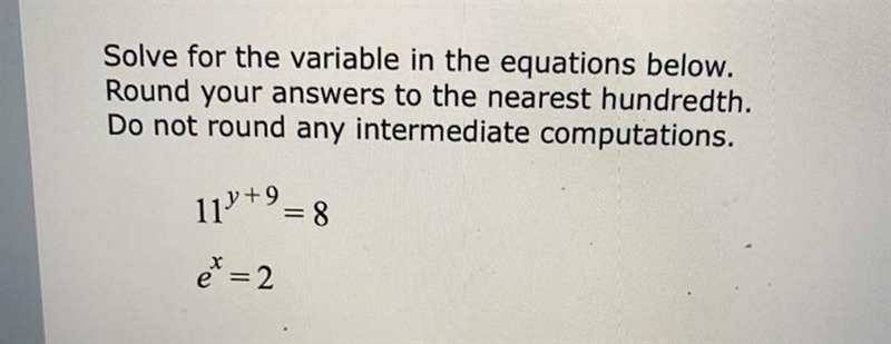 Solve for the variable in the equation.We need to solve for x-example-1