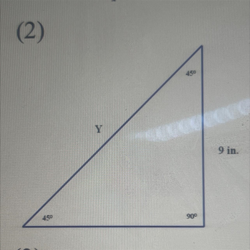 Find the length of the sides of the special triangles that are labeled with variables-example-1