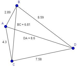 Find the area of quadrilateral ABCD. [Hint: the diagonal divides the quadrilateral-example-1