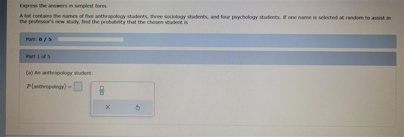 a list that contains the name the five anthropology students three sociology students-example-1