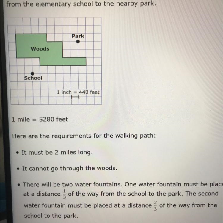 Use the connect line tool to draw your path so that it meets the requirements. Then-example-1