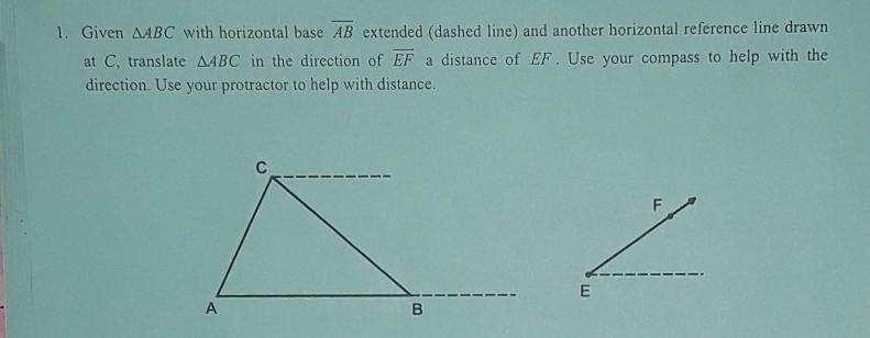 Use your compass to help with the direction. Also, the question is in the question-example-1