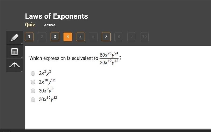 Which expression is to equivalent to....​-example-1