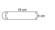 A semicircle is attached to the side of a rectangle as shown. What is the best approximation-example-1