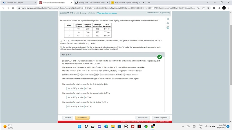 I need help with this question parts 2 - 7-example-1