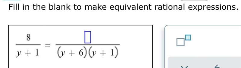 Hello! I need help making a equivalent rational expression with polynomial denominators-example-1