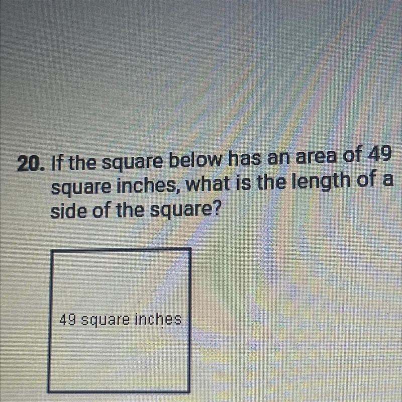 Question 20 Only, Please show your work. Solve the problem.-example-1