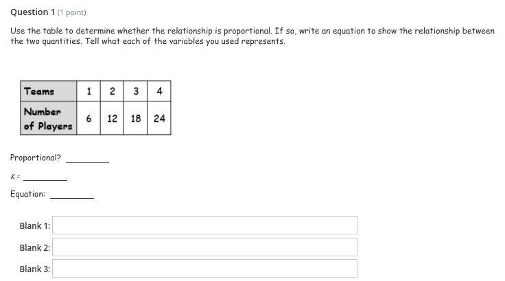 Use the table to determine whether the relationship is proportional. If so, write-example-1