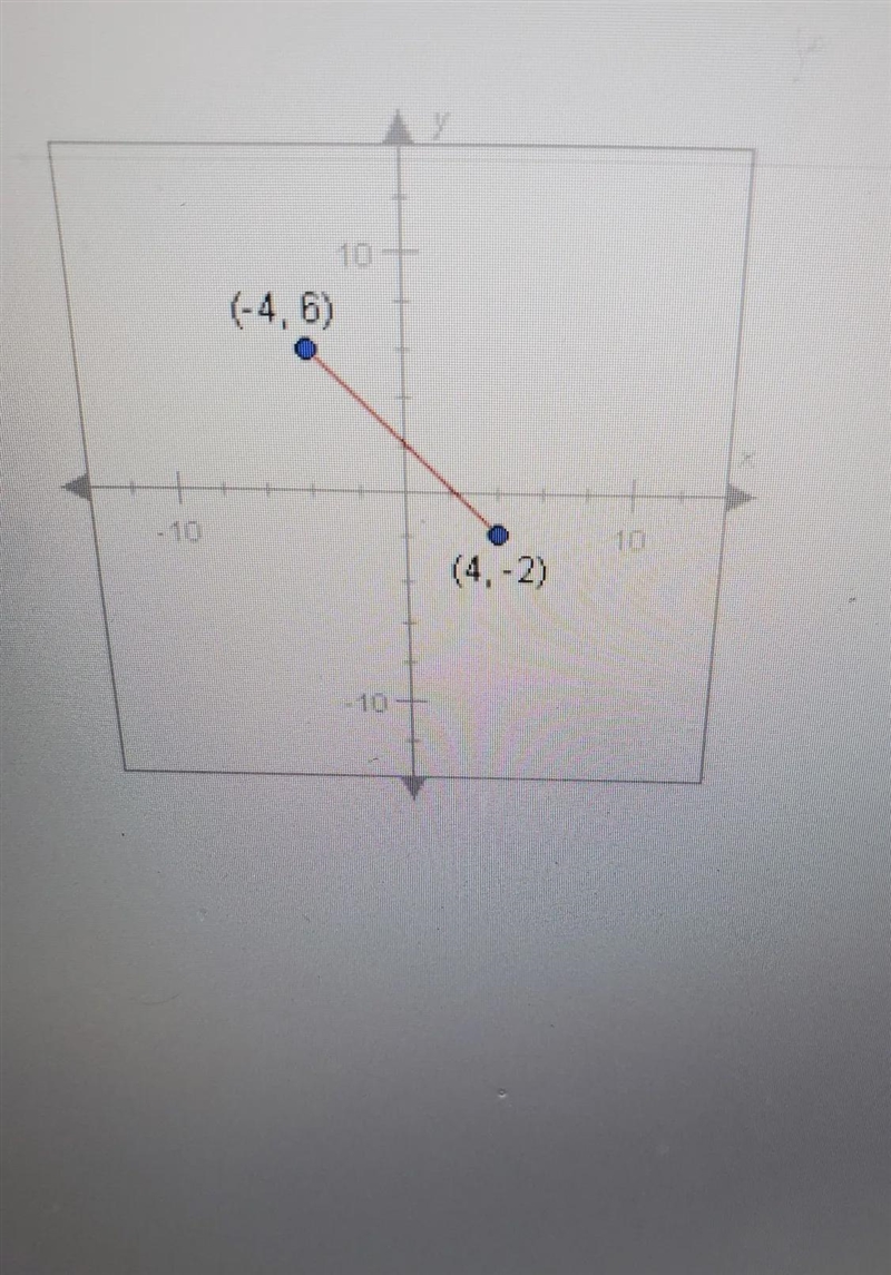 Find the midpoint of the segment below and enter its coordinates as anordered pair-example-1