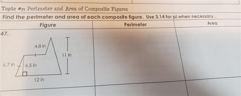 How to get the perimeter and area.​-example-1