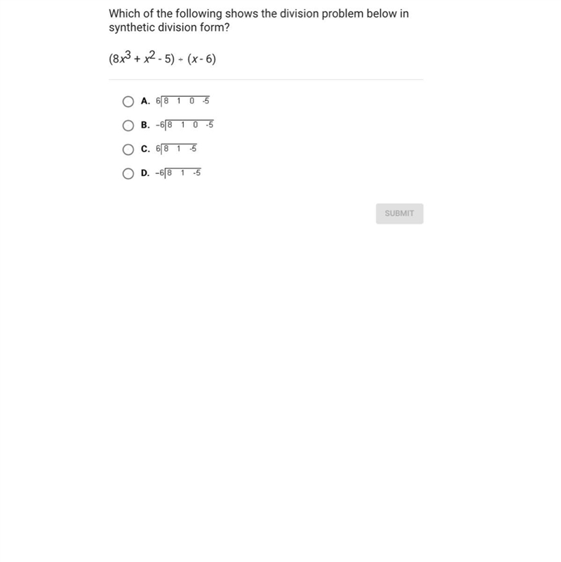 Which of the following shows the division problem down below-example-1