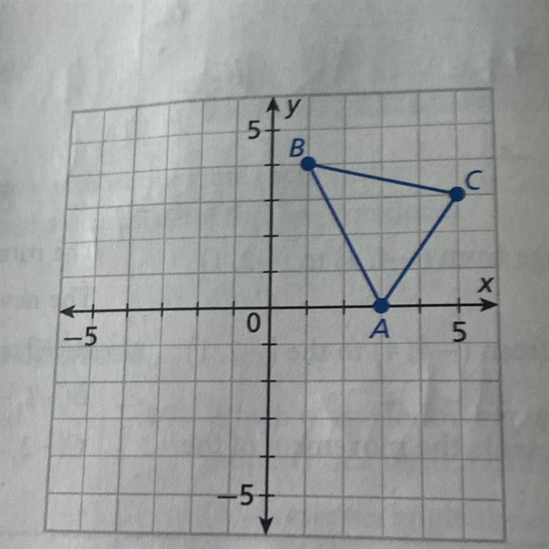 Draw the image of the figure under thegiven transformation.5. 180° rotation6.reflection-example-1