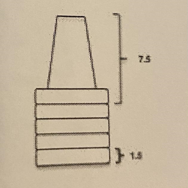 3. The height of a stack of cups is a function of the number of cups in the stack-example-1