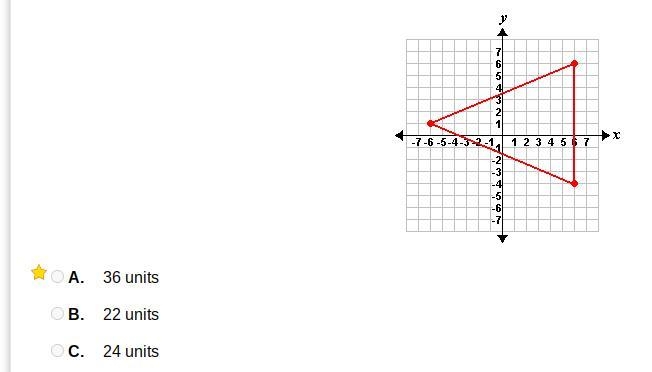 1. What is the perimeter of the isosceles triangle shown below? If necessary, round-example-1