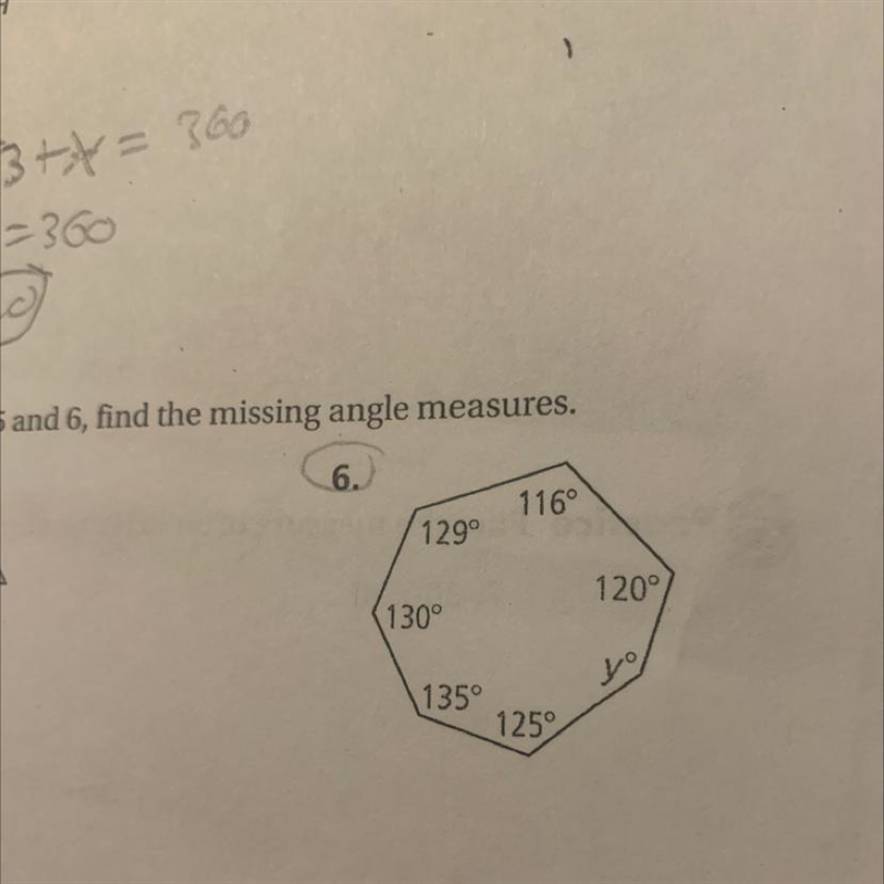 Find the missing angle measure-example-1