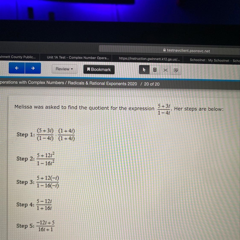 A. What is the complex conjugate of the denominator? Justify your reasoning!B. What-example-1