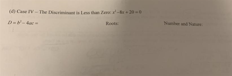 Can someone help me with this quadratic equation that has imaginary numbers?-example-1