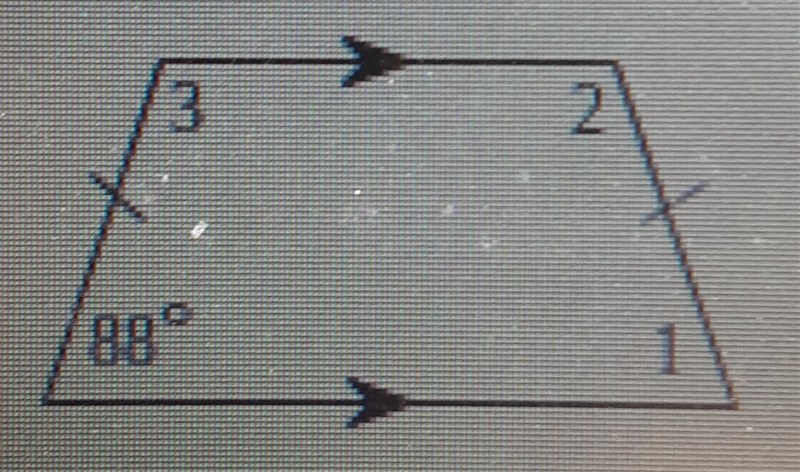 I need help with finding angle measurements in an isosceles trapezoid-example-1