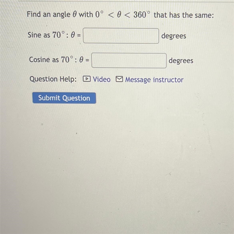 Sine and cosine as 70°-example-1