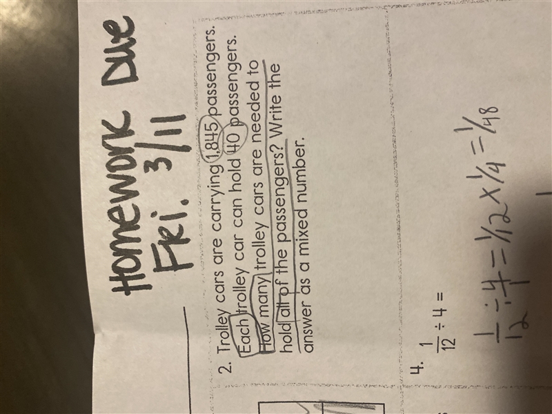 How many trolley cars are needed to hold all the passengers? Write as a mixed number-example-1