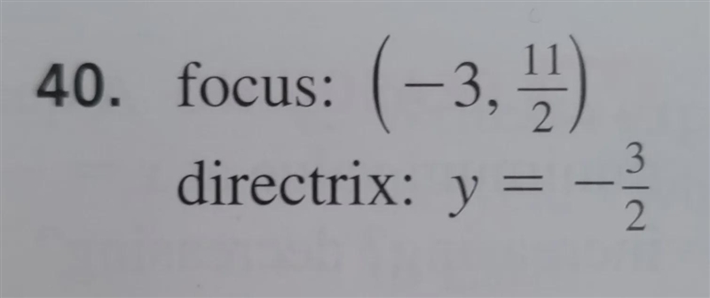 Write an equation of the parabola with the given characteristics-example-1