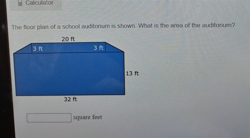 i really need help pleaseThe floor plan of a school auditorium is shown. What is the-example-1