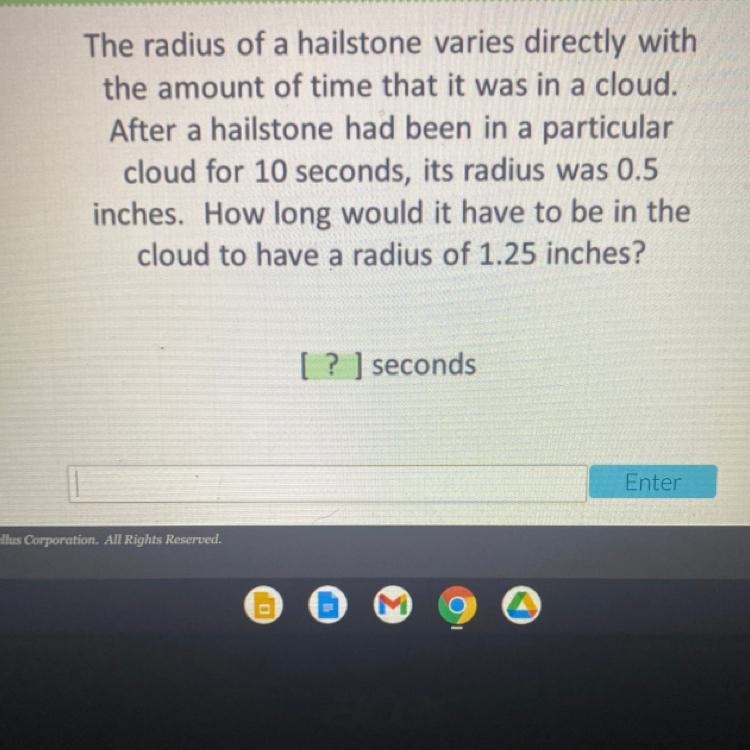 The radius of a Hillstone varies directly with amount of time that it was in a club-example-1