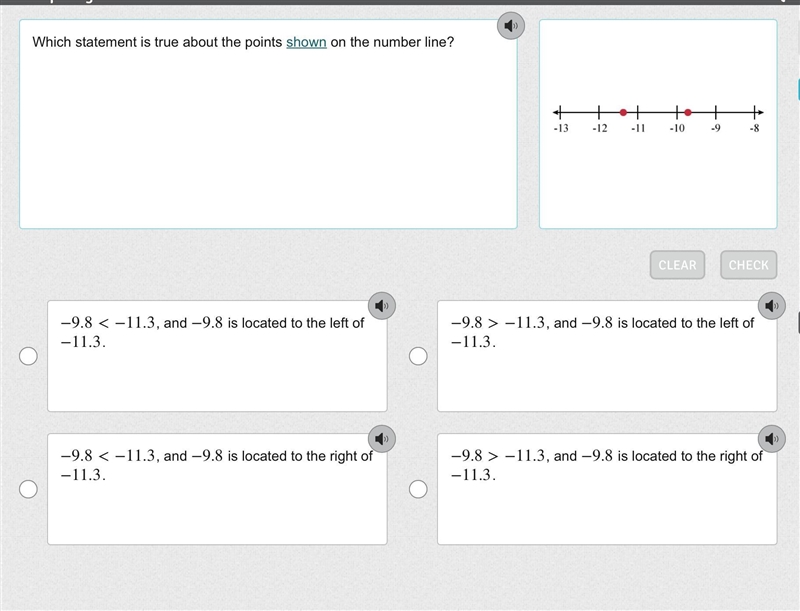 What matches with the number line?-example-1