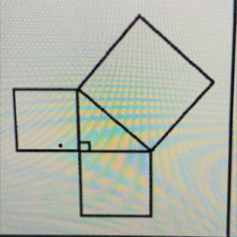 Which of the following could be the areas of the three squares below? A. 12ft^2, 16ft-example-1