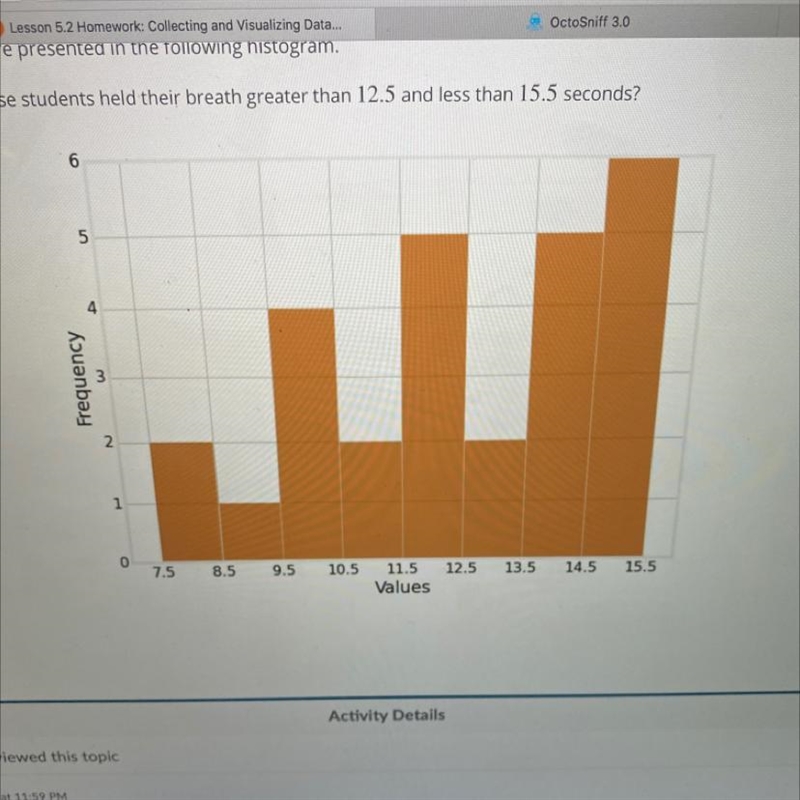 The students in a first-grade class were all asked to time how long (in seconds) they-example-1