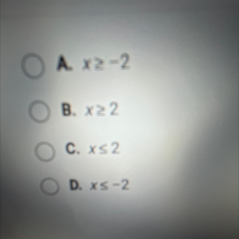 Solve inequality 58 - 10xs 20 + 9x.-example-1