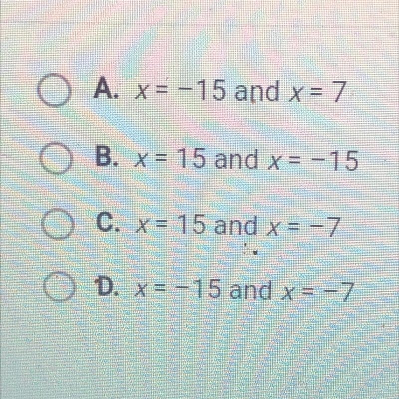 Solve |x – 4| + 6 = 17.-example-1