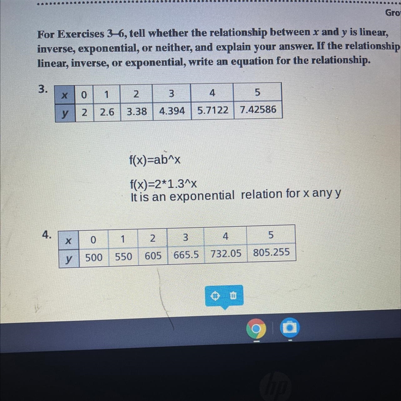 For the questions 3 and 4 I need help please if read directions in the picture.-example-1