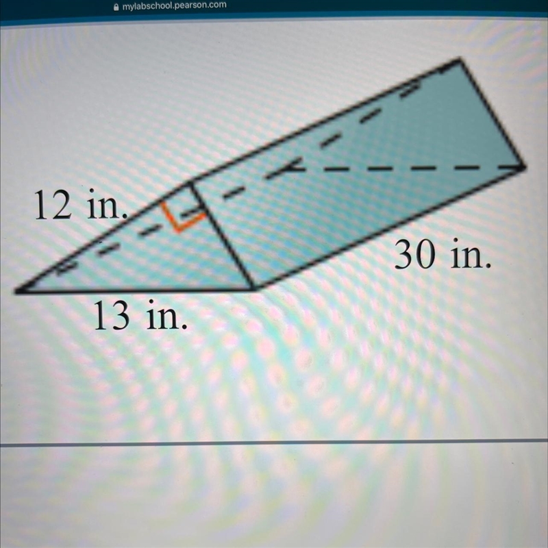 find the lateral area and surface area the lateral area of the prism is __in squared-example-1