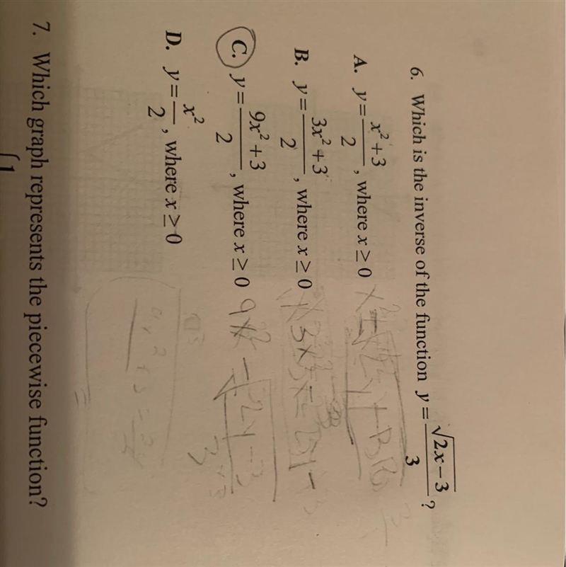 I need to know the inverse of the function step by step to really understand it.-example-1