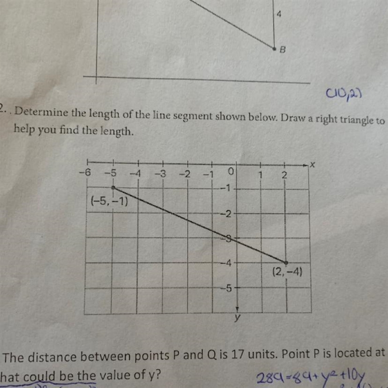 What is the length of the line segment shown in the image?-example-1