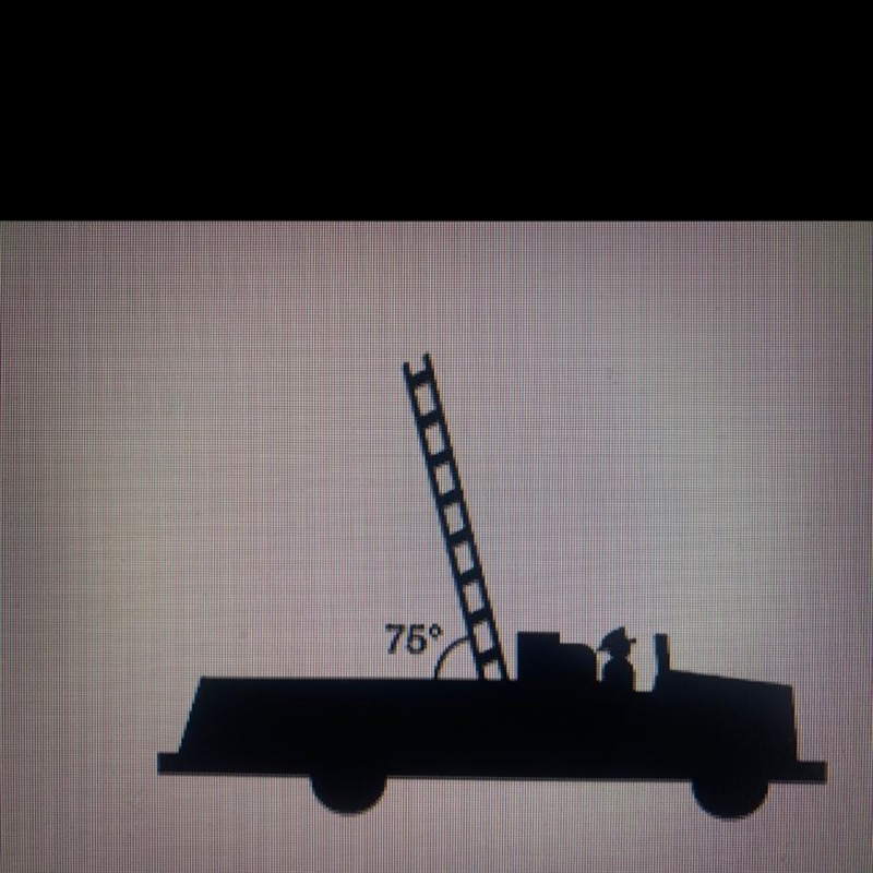 What is the closest to the maximum height that the ladder can reach its maximum reach-example-1