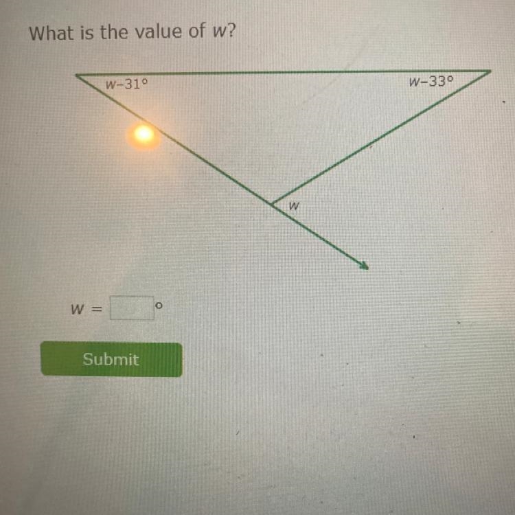 What is the value of w? W = PLS HELP-example-1