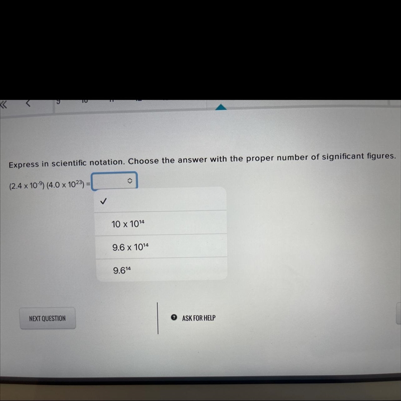 Choose the option with the proper number of sig figs-example-1