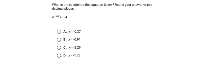 What is the solution to the equation below? Round your answer to two decimal places-example-1