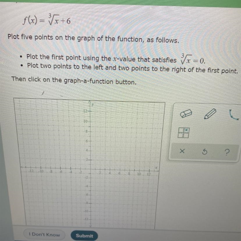 Graph the function. Plot five points on the graph of the function as follows.-example-1