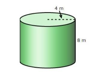 35 points! Find the the surface area of the cylinder in terms of pi. 32pi m^2 80 pi-example-1