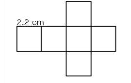 Find the total surface area of the cube-example-1