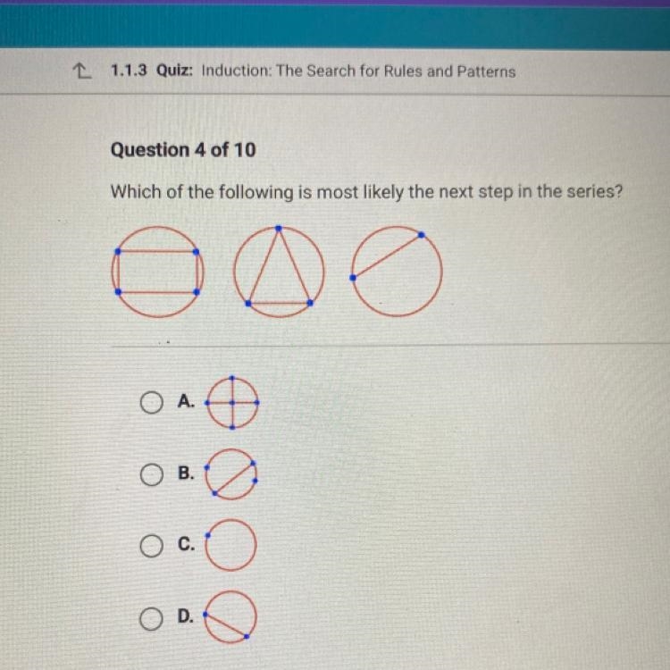 Question 4 of 10 Which of the following is most likely the next step in the series-example-1